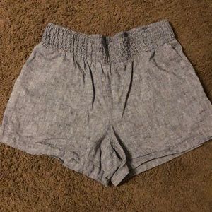 A New Day 1X grey chambray shorts like new!